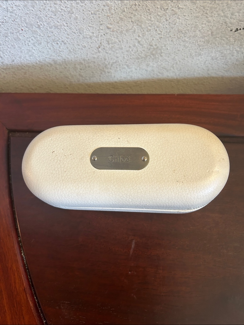 Chloé White Eyewear Case